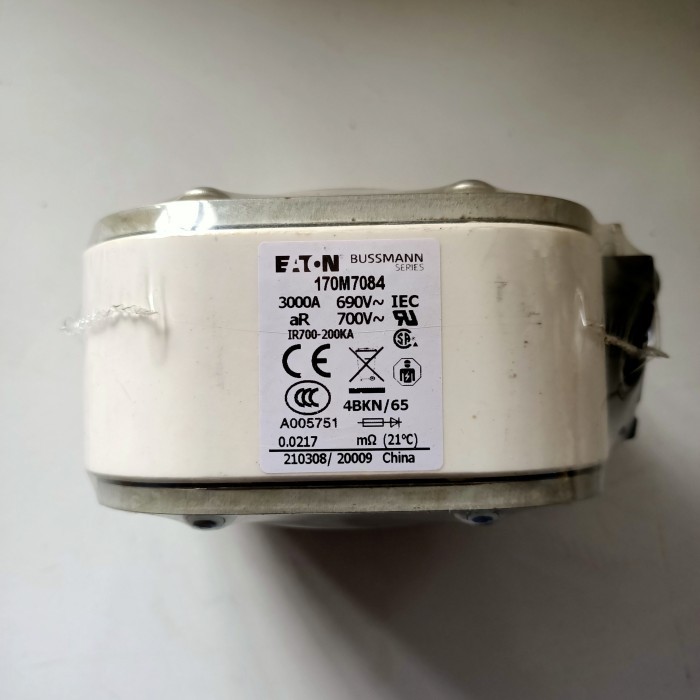 GW88 FUSE 170M7084 3000A 690V IR700-200KA 4BKN/65 EATON BUSSMANN