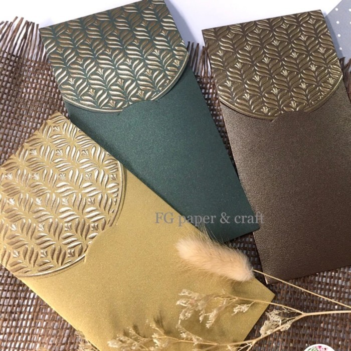 

Amplop Angpau 6pcs Komugi Pattern Money Envelope by fgpaper - Random Mix