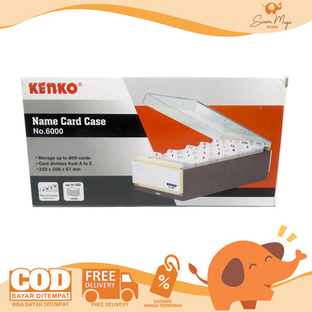 

Kenko Name Card Case No. 6000 / Tempat / Kotak Kartu Nama Murah