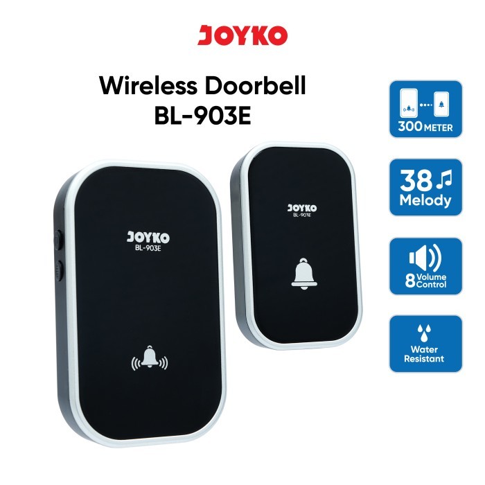 JOYKO Wireless Doorbell Bel Pintu Nirkabel BL-903E