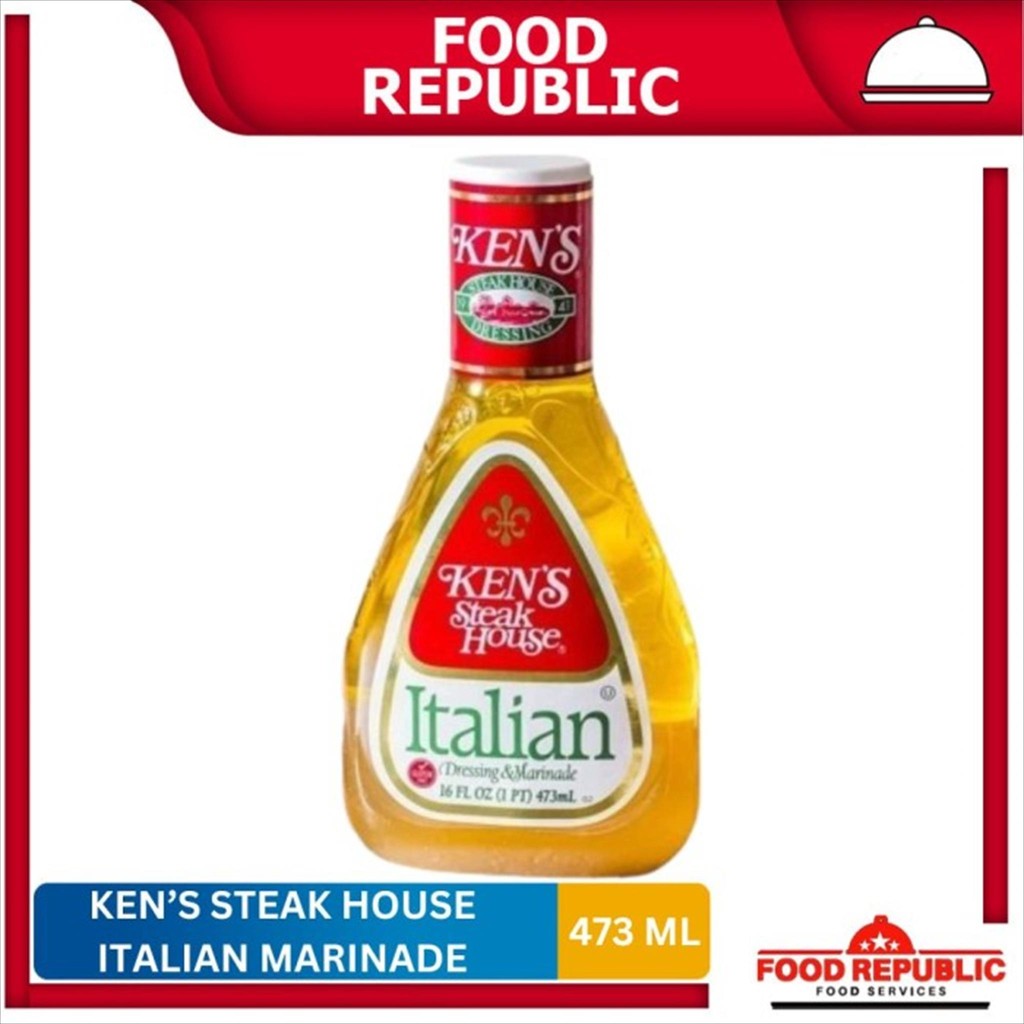 

Ken`s Steak House Italian Dressing & Marinade / Saus Marinasi 473 ML