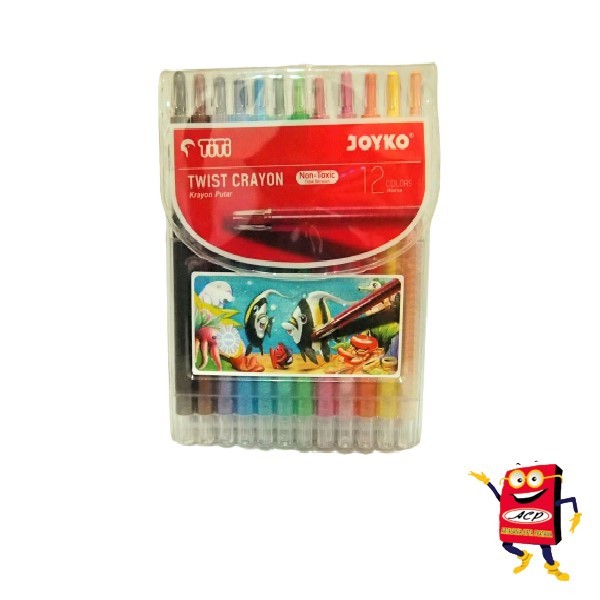 

Crayon panjang joyco putar isi 12 warna