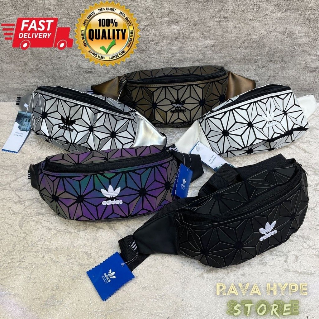 Waistbag Adidas Issey Miyake 3D New Model / Tas Selempang Tas Pinggang Tas Adidas /New 2025