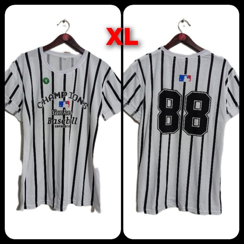 TSHIRT DISTRO-KAOS OBLONG-KAOS DISTRO BASEBALL 88