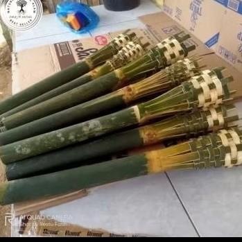 Obor Bambu Panjang Obor Hias Obor Panjang
