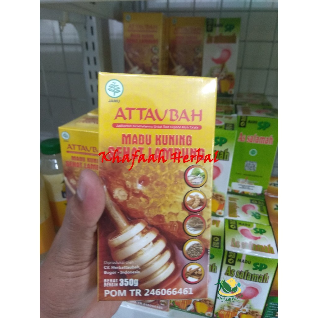 

Madu Kuning Sehat Lambung Attaubah 350 Gram Kemasan Baru Original BPOM
