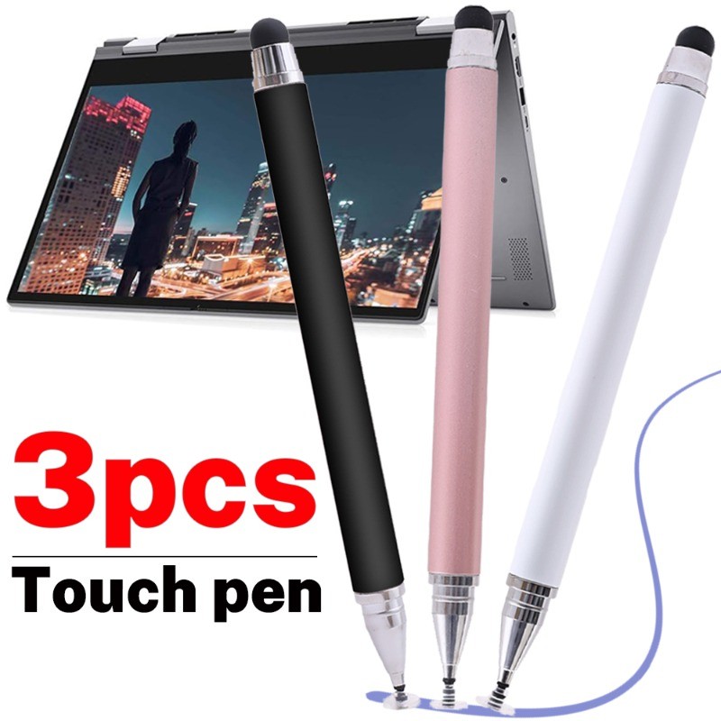 

3/1Pcs Smart Tablet Phone Universal 2 In 1 Capacitive Stylus Pen Drawing Pens for iPhone/Android All Capacitive Touch Screens