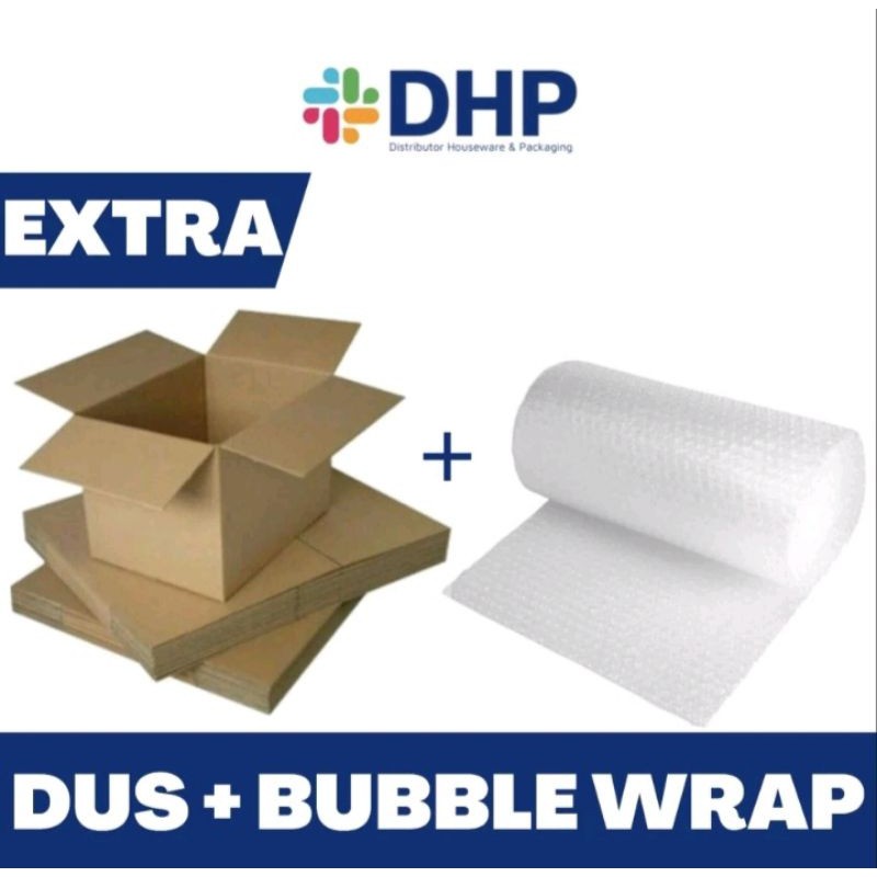 

PROMO JUAL Tambahan Packing Extra Bubble Wrap + Dus + Fragile