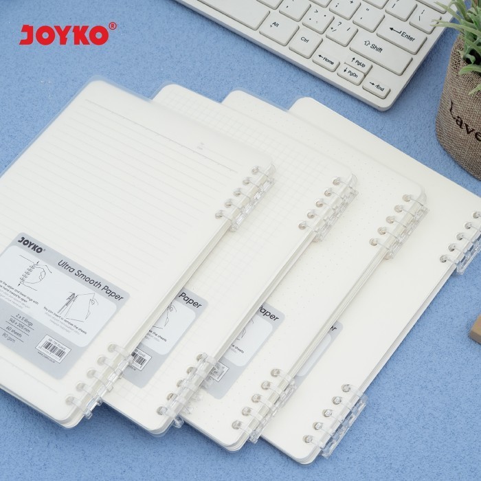 

NOTEBOOK SPIRAL A5 JOYKO NB-739 ULTRA SMOOTH PAPER ( GARIS, KOTAK, TITIK, POLOS ) | BUKU CATATAN A5 SAMPUL BENING ISI 60 LEMBAR | NOTEBOOK SPIRAL