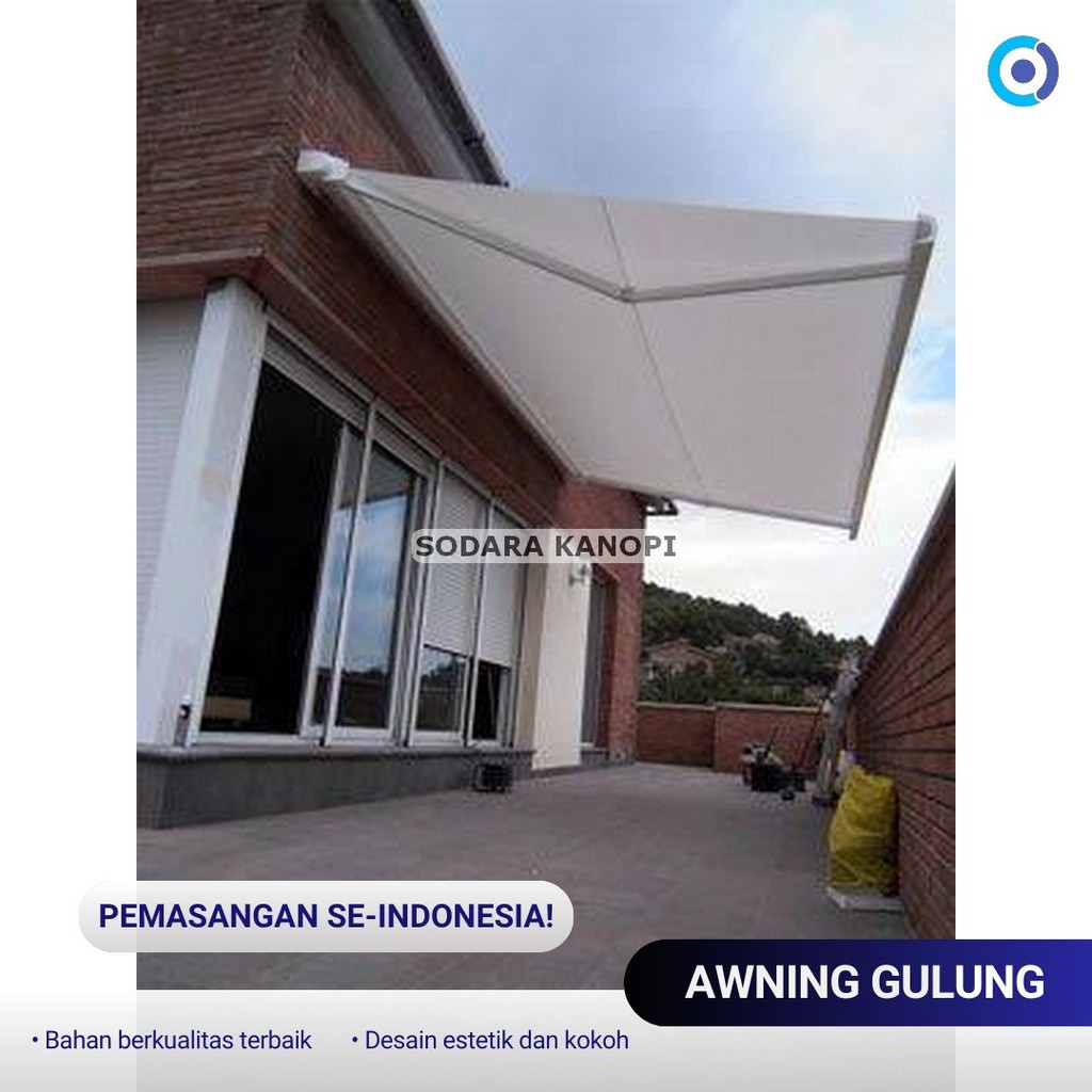 Awning Gulung Minimalis Modern