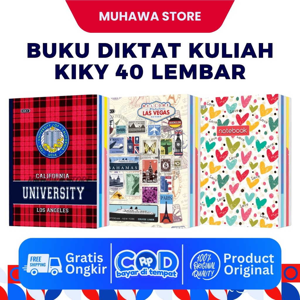 

BUKU DIKTAT ANAK KULIAH KIKY Buku Diktat Kuliah 40 Lembar Uk. 21 x 28 cm - 5 Buku BUKU ANAK KULIAHAN