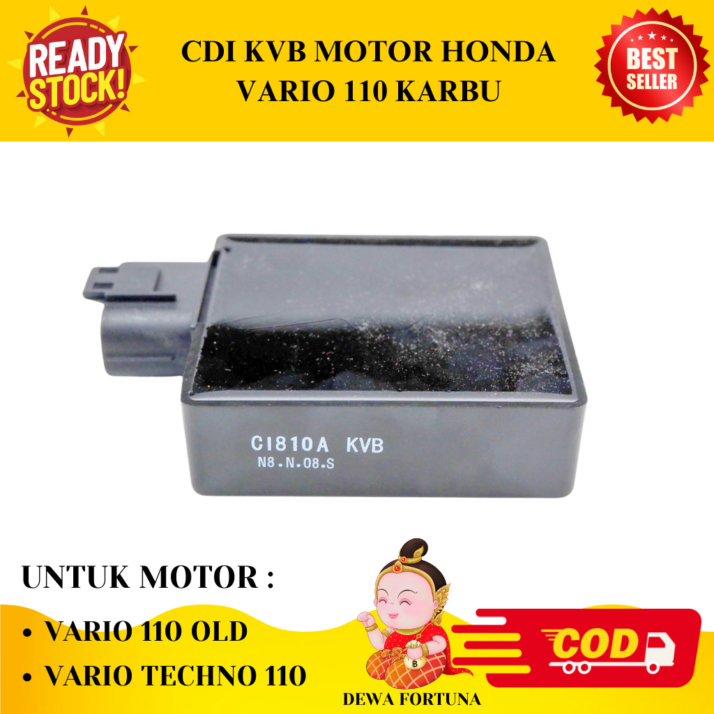 CDI Motor Honda Vario 110 Old Karbu / CDI Assy Motor Vario 110 Techno Vari 110 CW KVB