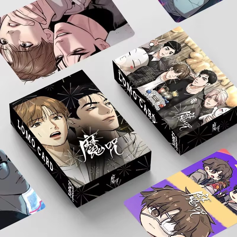

30 Pcs/Set New Korean Manwha Laser Lomo Card Comic Characters HD Photocard Cosplay Gift