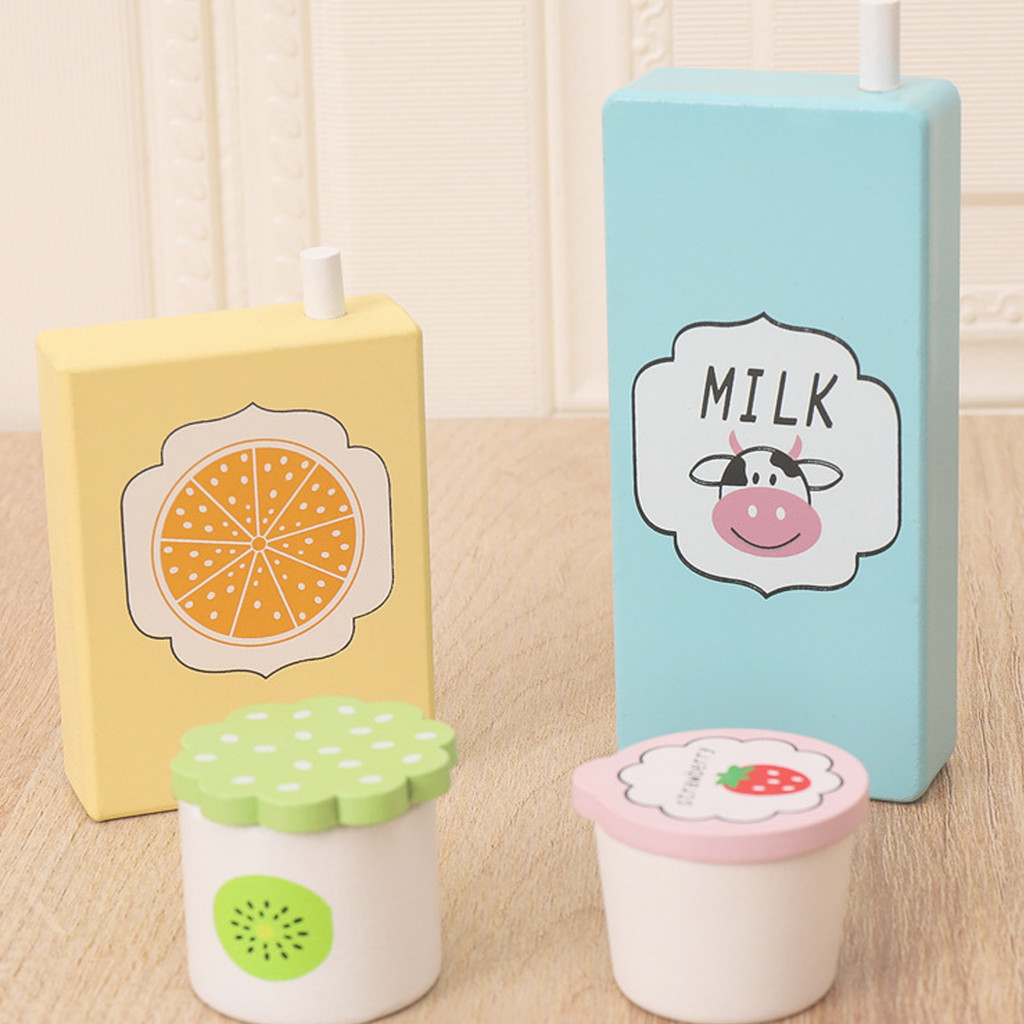 Children's American Breakfast Toy Simulation: Home, Vegetable, Fruit Salad, French Chips, Burger, an