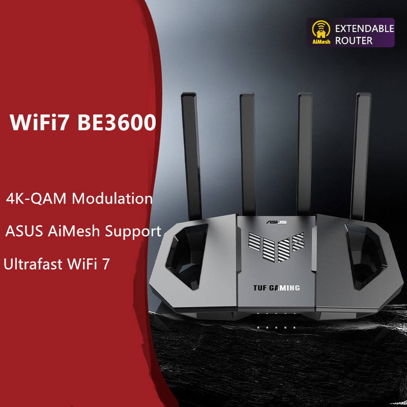 TUF GAMING WiFi7 BE3600 Gaming Router Home Wireless Gigabit Router Ai Router Home WiFi Random Group 