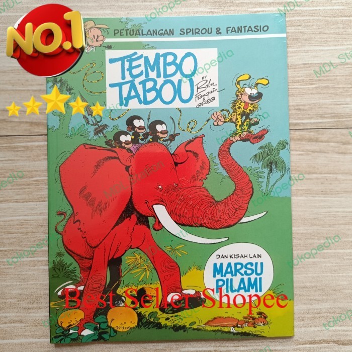 Komik Spirou dan Fantasio  Cabutan  Tembo Tabou Mainan Toy FAZ Store