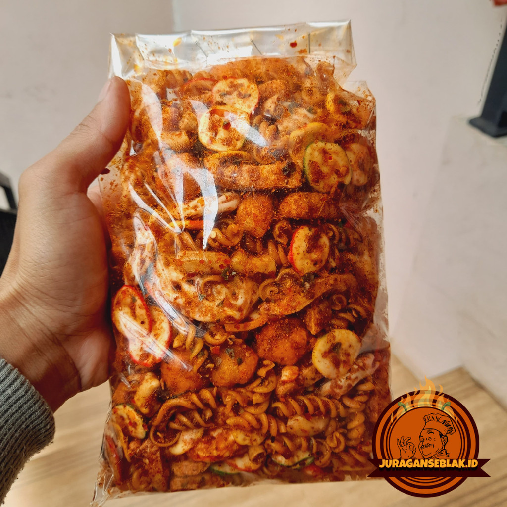 

Juraganseblak.id KRUPUK SEBLAK CAMPUR/MiX JENGKOL/PEDO/BETON/BASRENG/SIOMAY BUMBU CIKRUH PEDAS DAUN