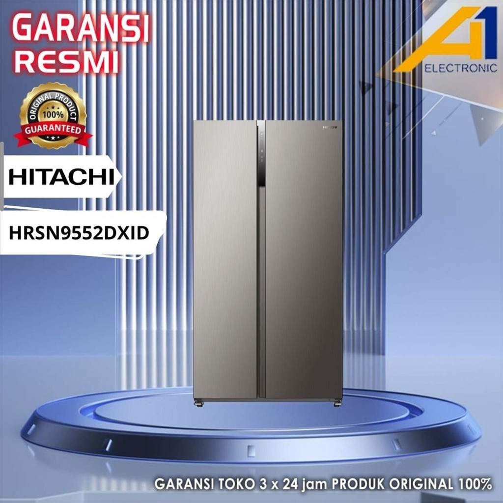 KULKAS HITACHI HRSN9552DXID SIDE BY SIDE 525 LITER HRSN 9552 DXID