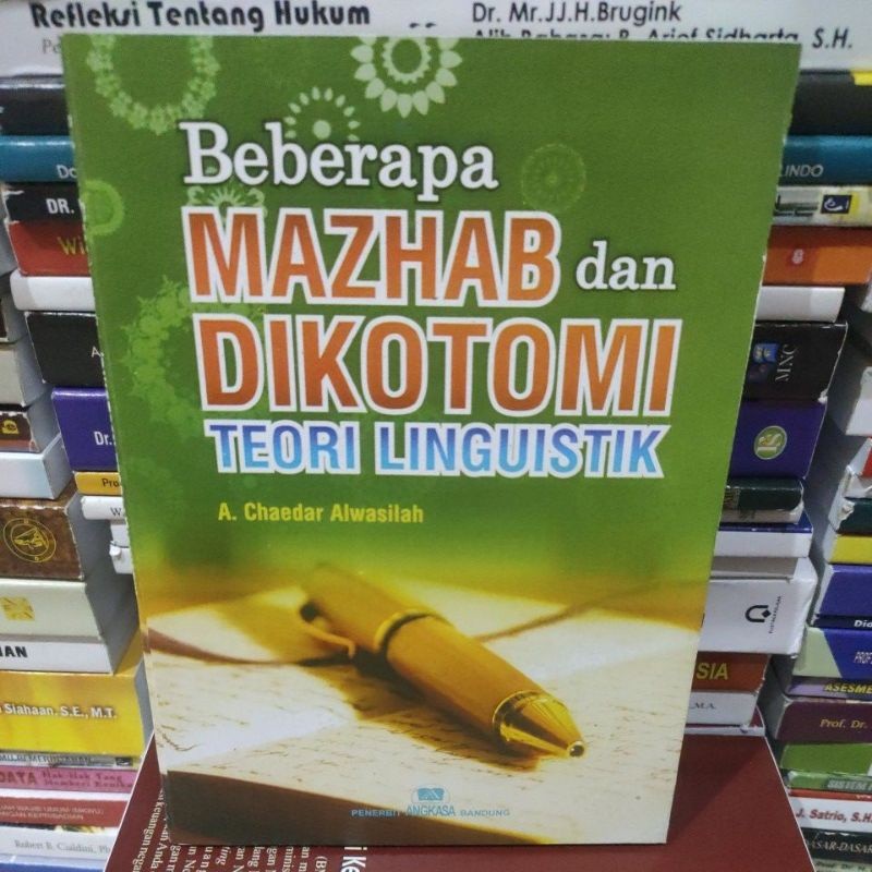 

beberapa mazhab dikotomi teori linguistik oleh A chaedar alwasilah