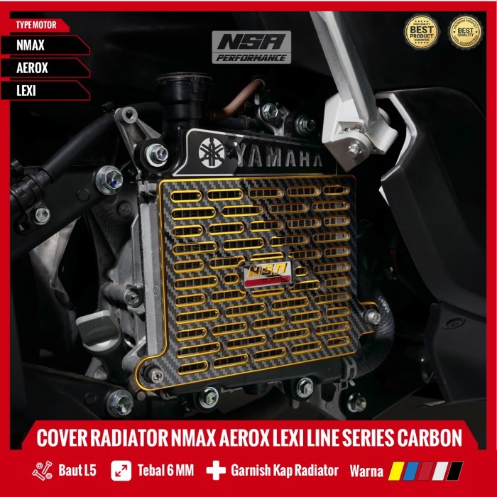 LINE SERIES COVER RADIATOR NMAX AEROX LEXI NEW OLD TUTUP RADIATOR  VARIO 125 150 ADV PCX 150 160 TAM