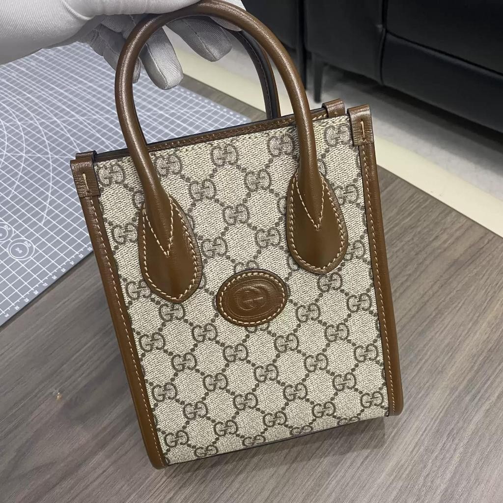 【bekas asli】（671623）Kopling GUCCI GG Marmont/klub/tas kerja pria hitam