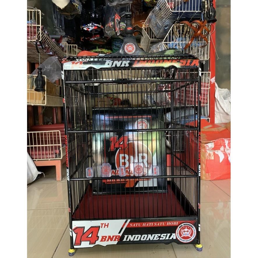 SANGKAR KANDANG KOTAK BNR 14 TH DECAL BARU NO 1 ~ 2