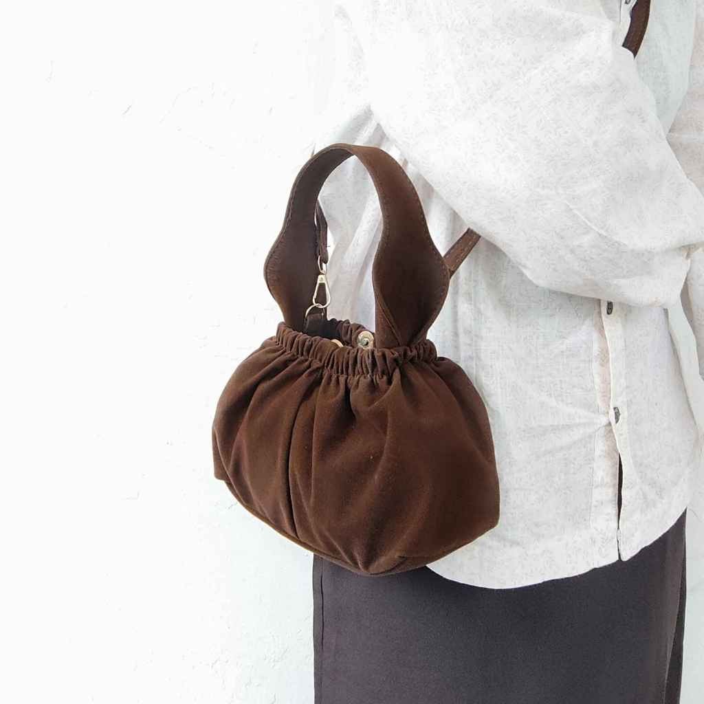 Tas Serut Bucket Wanita Zora Bag/Shoulder bag Selempang Wanita Zora