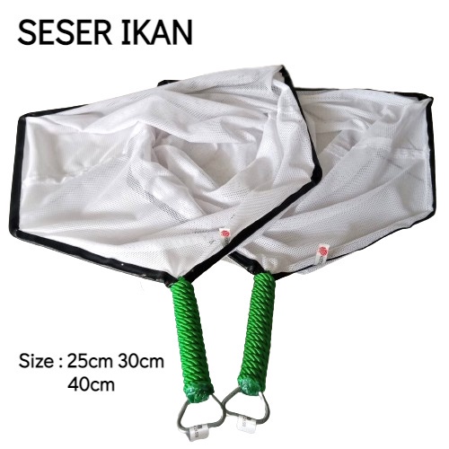 Jaring Seser Kerang / Serokan Ikan Kain Strimin Halus Lembut Ringan Super Kuat Buat Lele Koi Koki Ju