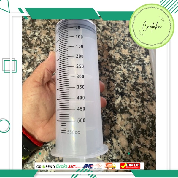 Promo BONUS SELANG BELI ALAT SUNTIK 500ml Alat Suntik , Suntikan jumbo Syringe 500ml Alat Suntik 500