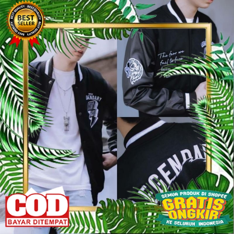 SANDAL KEREN VIRAL MURAH LEBEY / Jaket Baseball Varsity Full Bordir Pria Wanita Dewasa Original Dist