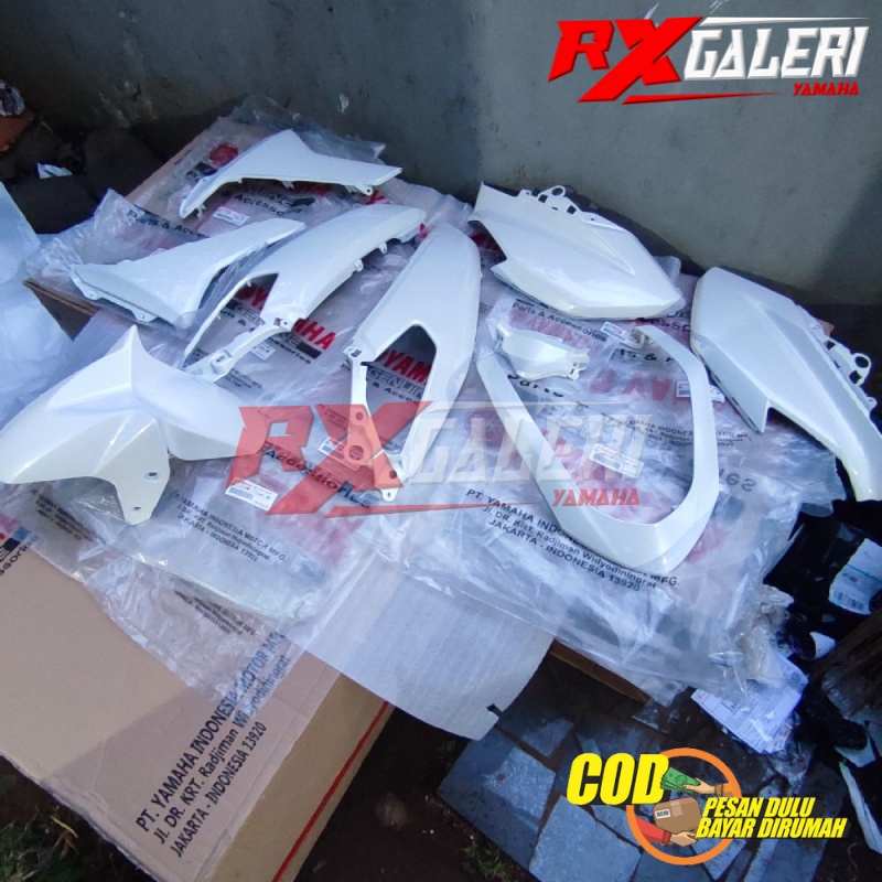 FULL SET BODY HALUS NMAX N MAX OLD 2016-2019 PUTIH ORIGINAL YAMAHA