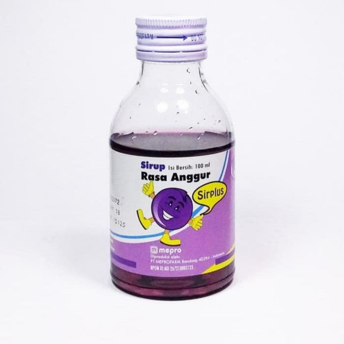 

Sirplus Sirup Rasa Anggur 100ml