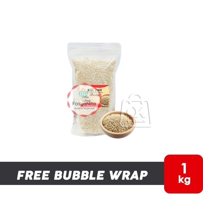 

Biji Jali Jali / Barley Organik / Pearl Barley ( 1kg ) - FasyAnita Mart Denpasar