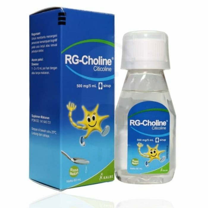 

RG Choline Sirup 60 ml Rasa Melon