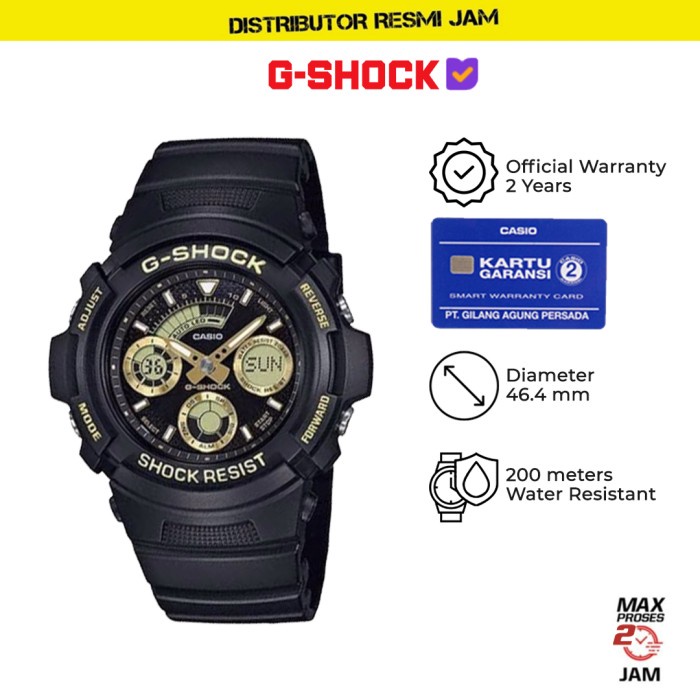 GShock AW-591GBX-1A9DR AW-591 AW591GBX AW591 Garansi Resmi 2 Tahun