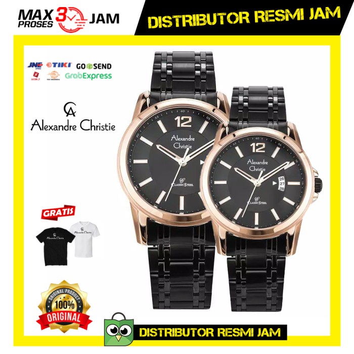 ALEXANDRE CHRISTIE COUPLE AC8325MD AC8325LD AC8325 GARANSI RESMI