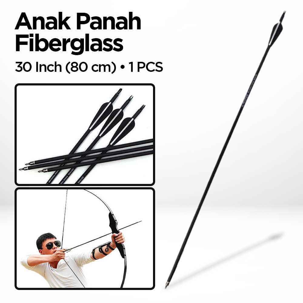 ACCMOS Spine 500 Anak Panah Carbon Arrow 30 Inch 1 PCS -FG37