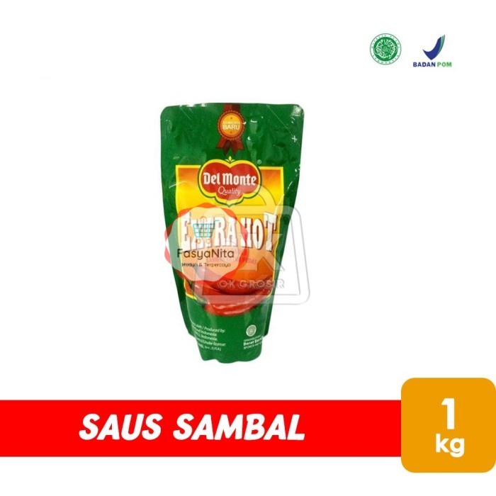 

DelMonte Saus Sambal Extra Pedas 1kg - Extra Hot Chilli Sauce 1 kg - FasyAnita Mart Denpasar