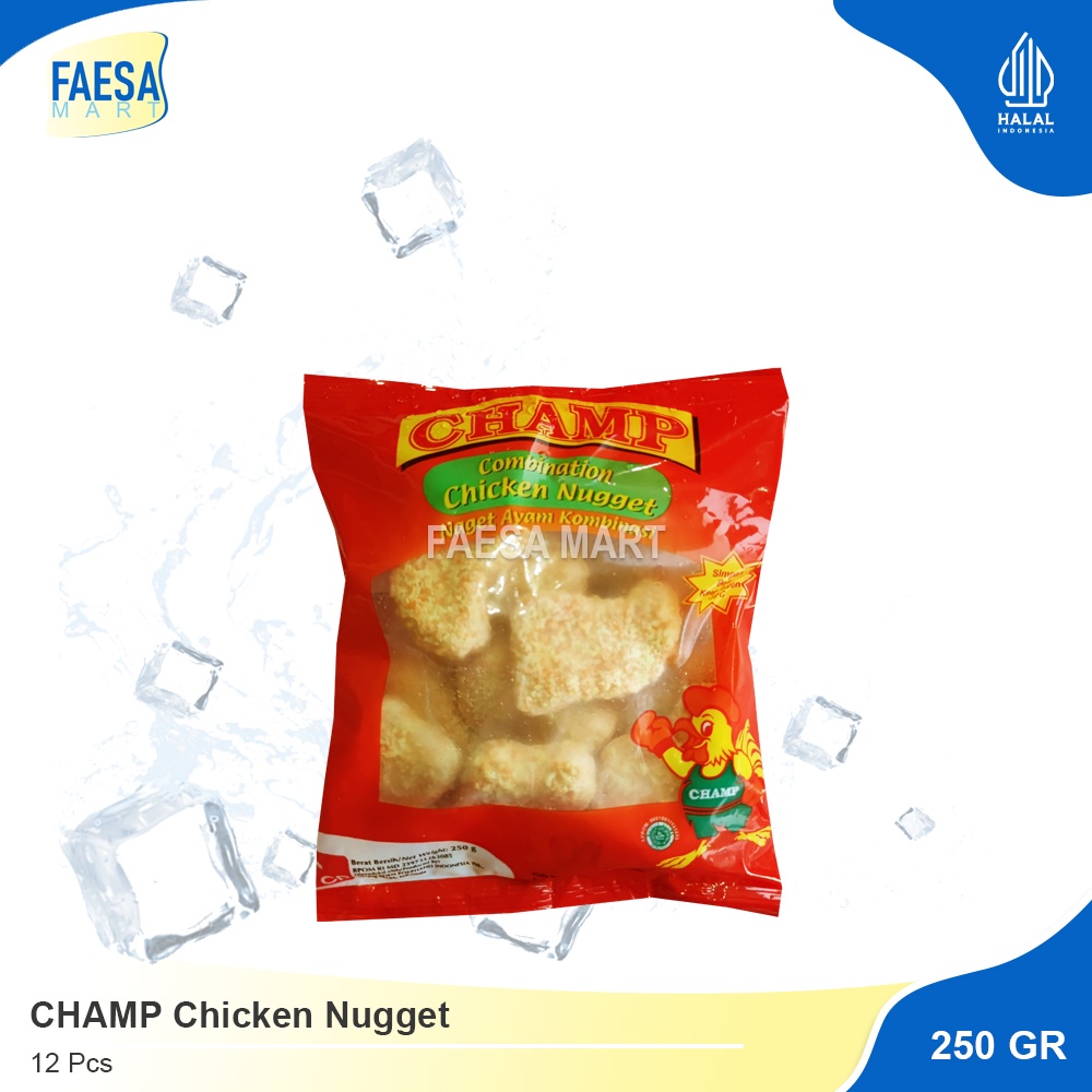 

CHAMP Chicken Nugget 250gr