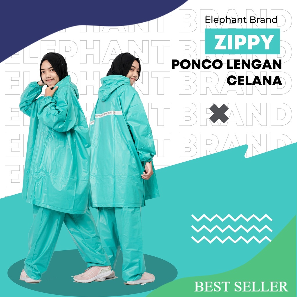 Elephant Brand Jas Hujan - Zippy/Rapat