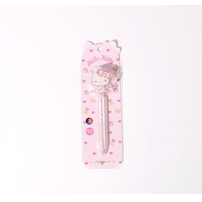 

larva_mart1 [Bisa COD] MIMIMOO Pulpen 0.5mm 3 Warna Karater Lucu Sanrio Edition - Hello Kitty
