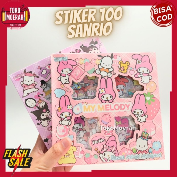 

New Promo Bisa COD STIKER SANRIO STICKER 100 MASU SANRIO IMUT UNIK LUCU STIKER MURAH COD