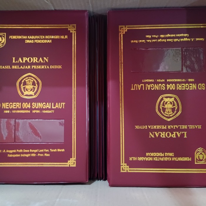 

Sampul Raport K13 dan Ijazah