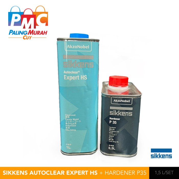 Sikkens Autoclear Expert HS 1 L + Hard P35 0.5 Ltr