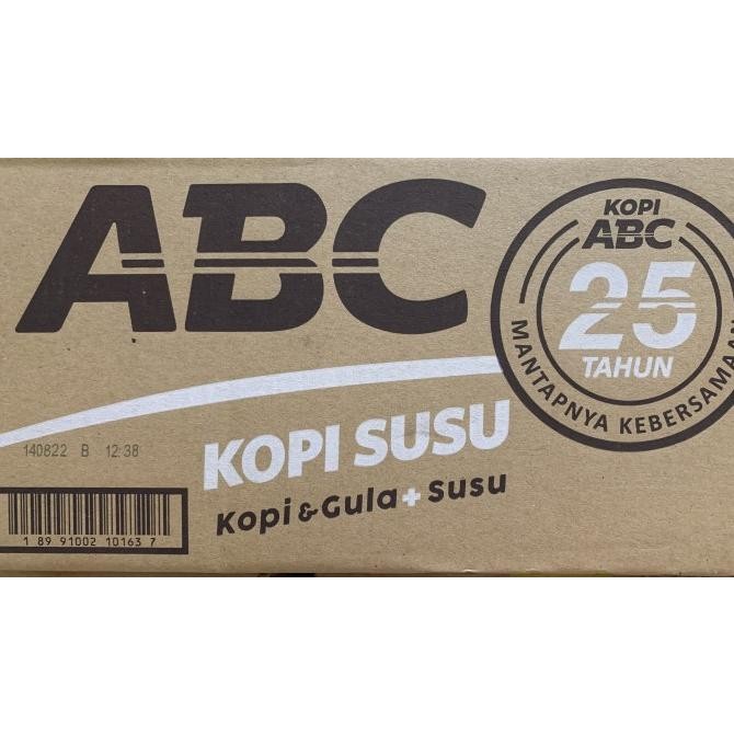 

Kopi Abc Susu 31Gr 1 Dus Isi 12 Renteng X 10 Bgks