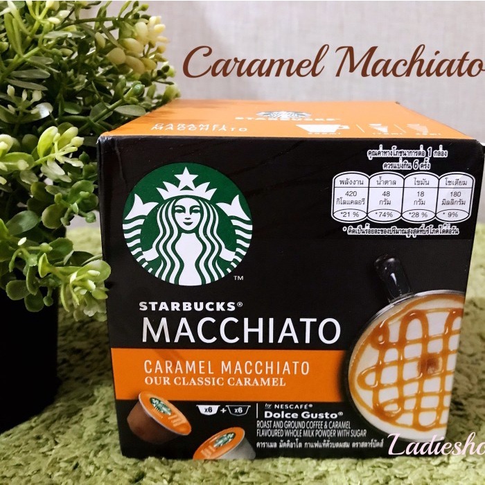

Sale Nescafe Dolce Gusto Ndg Starbucks Caramel Machiato Coffee Capsule