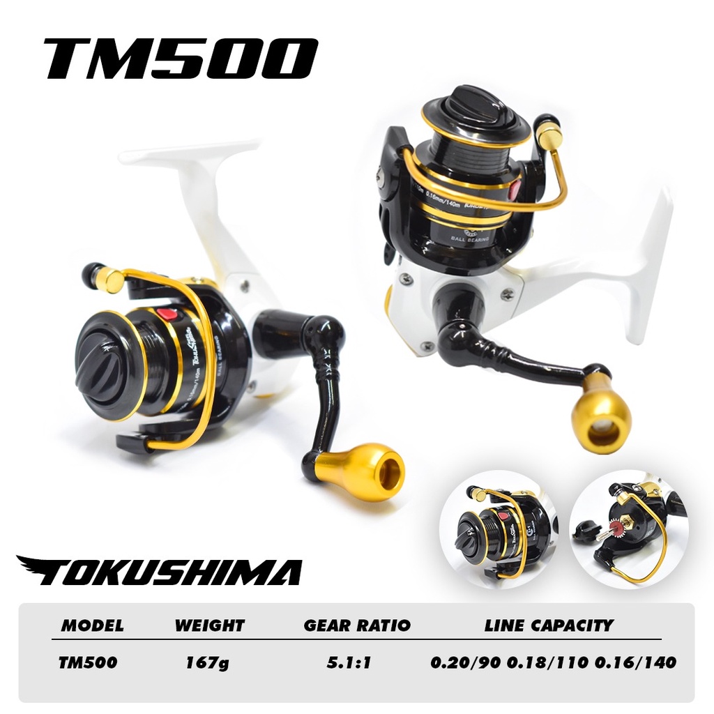 Reel PancingTokushima TM500 3+1Bb | Reel Spinning Best seller