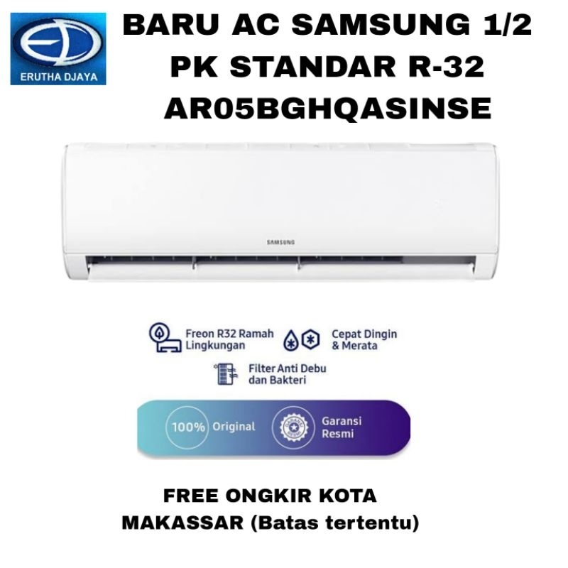 baru ac samsung 1/2 pk standar r32 ar05bghqasinse