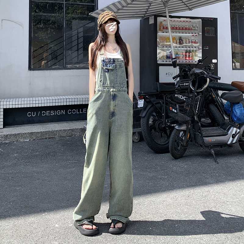 Jeans Terusan Retro Amerika