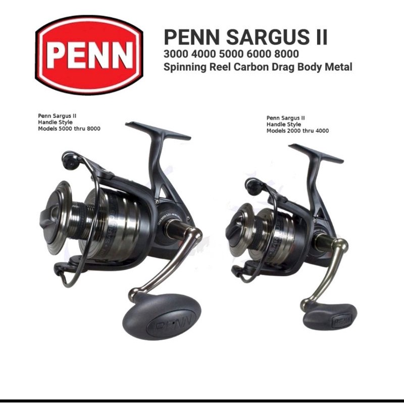 Reel Penn SARGUS II 4000,5000,6000,8000